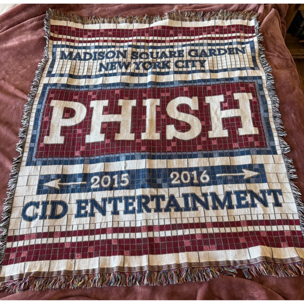 PHISH 2015-2016 NYE Madison Square Garden CID Blanket Collectibles